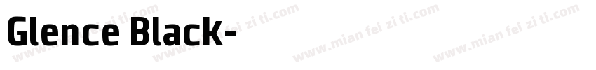Glence Black字体转换